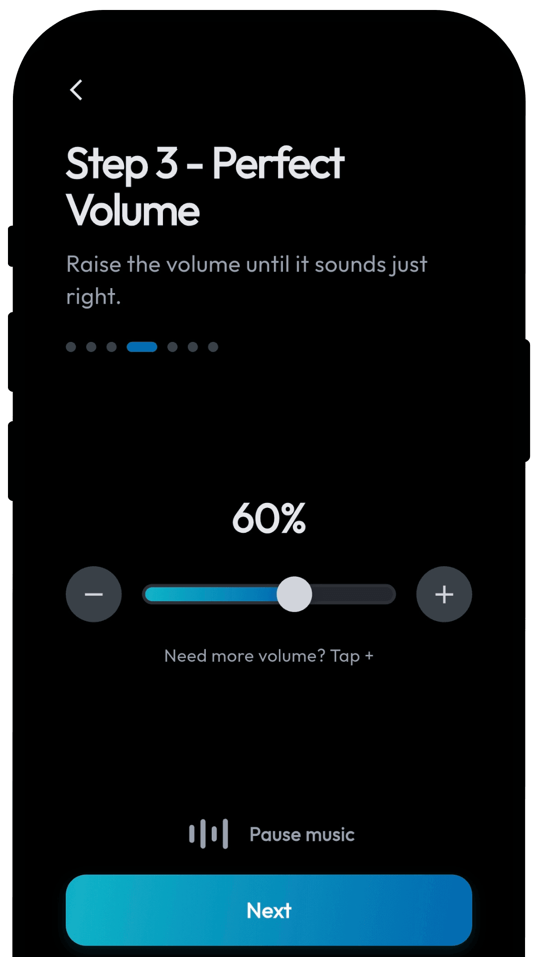 Calibrate Volume