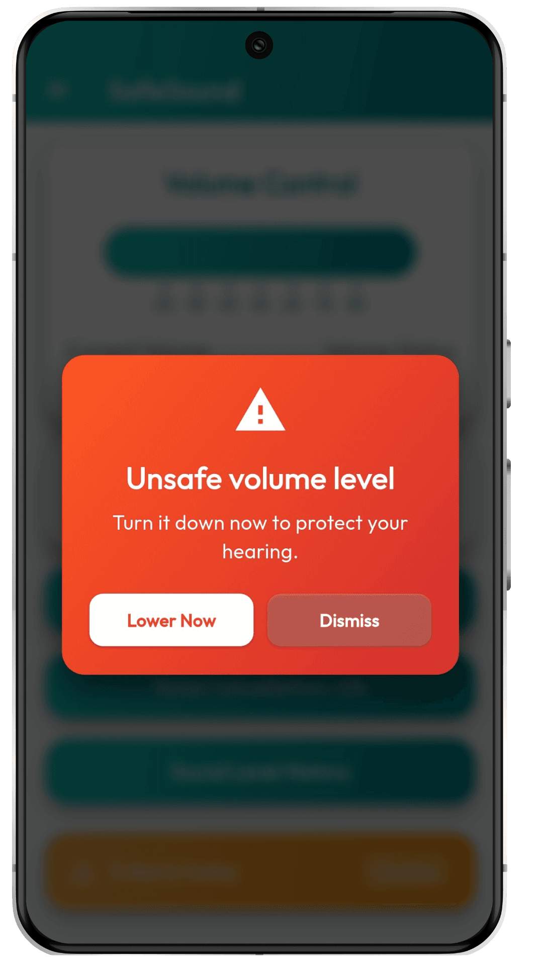 Danger level alert notification