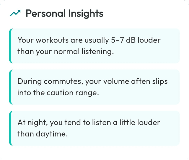 Personal insights summary